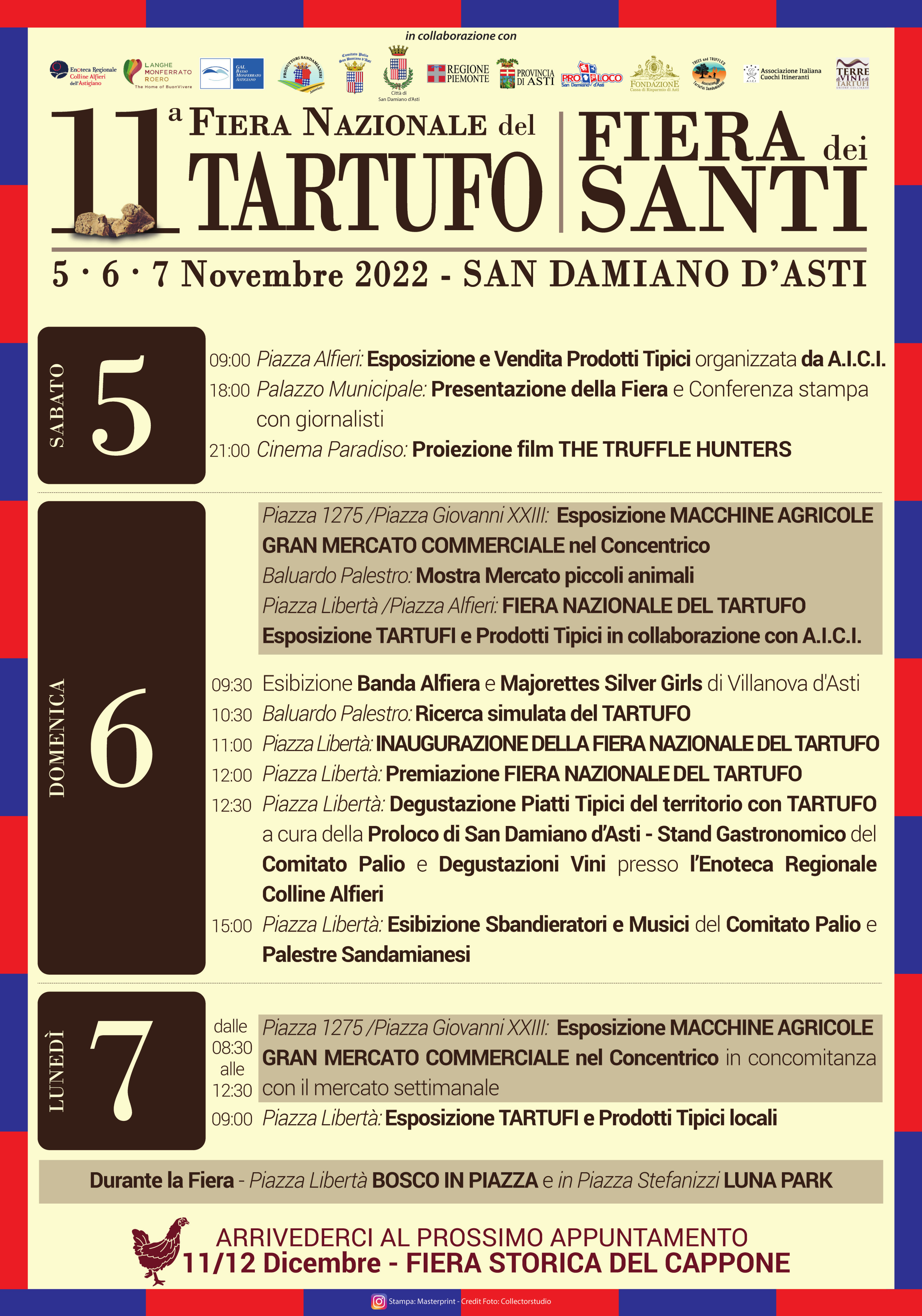 News - FIERA DEL TARTUFO - S.DAMIANO d'ASTI 5-6-7 NOVEMBRE 2022